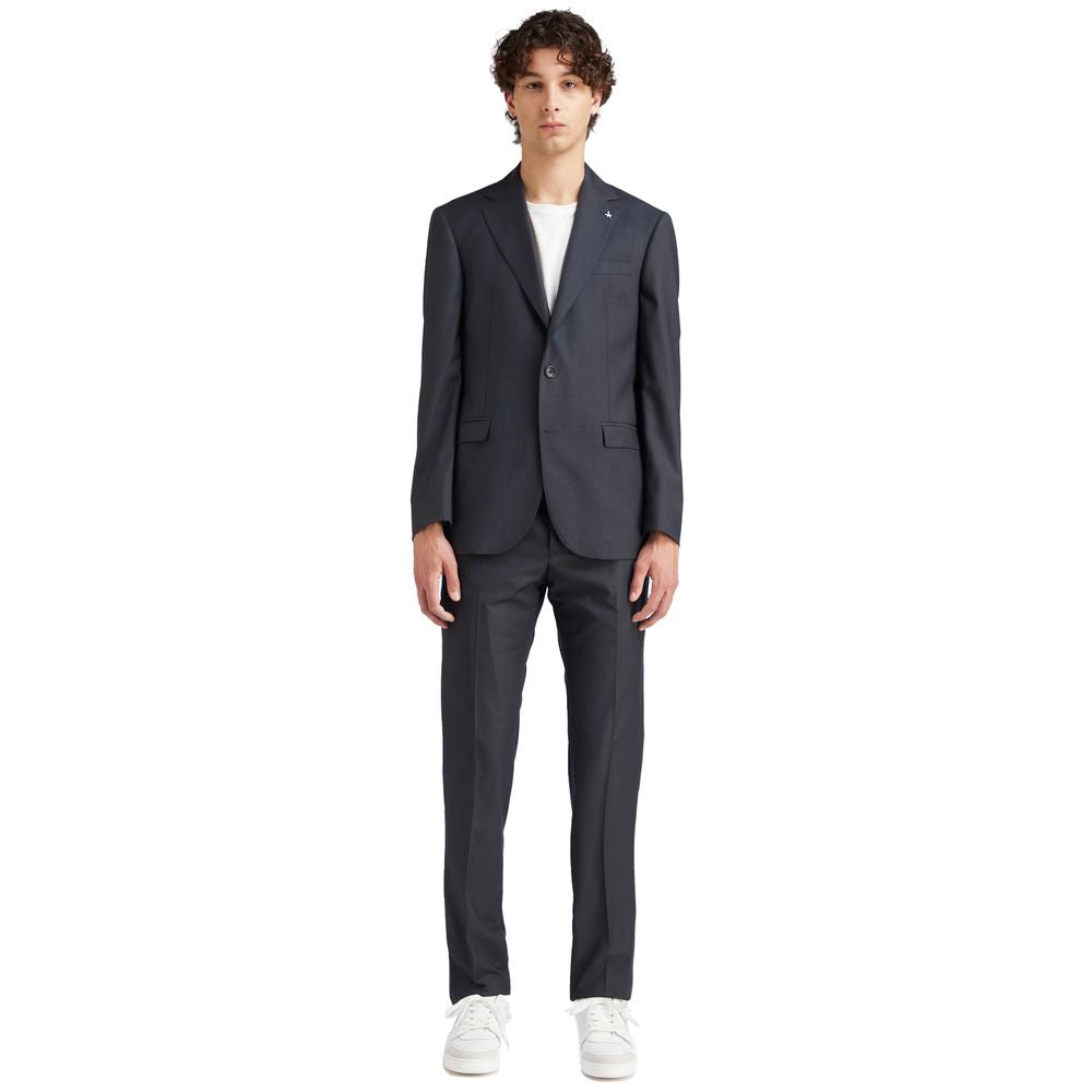 AT.P.CO Gray Viscose Suit: Timeless Elegance Redefined