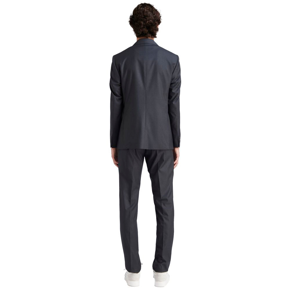 AT.P.CO Gray Viscose Suit: Timeless Elegance Redefined