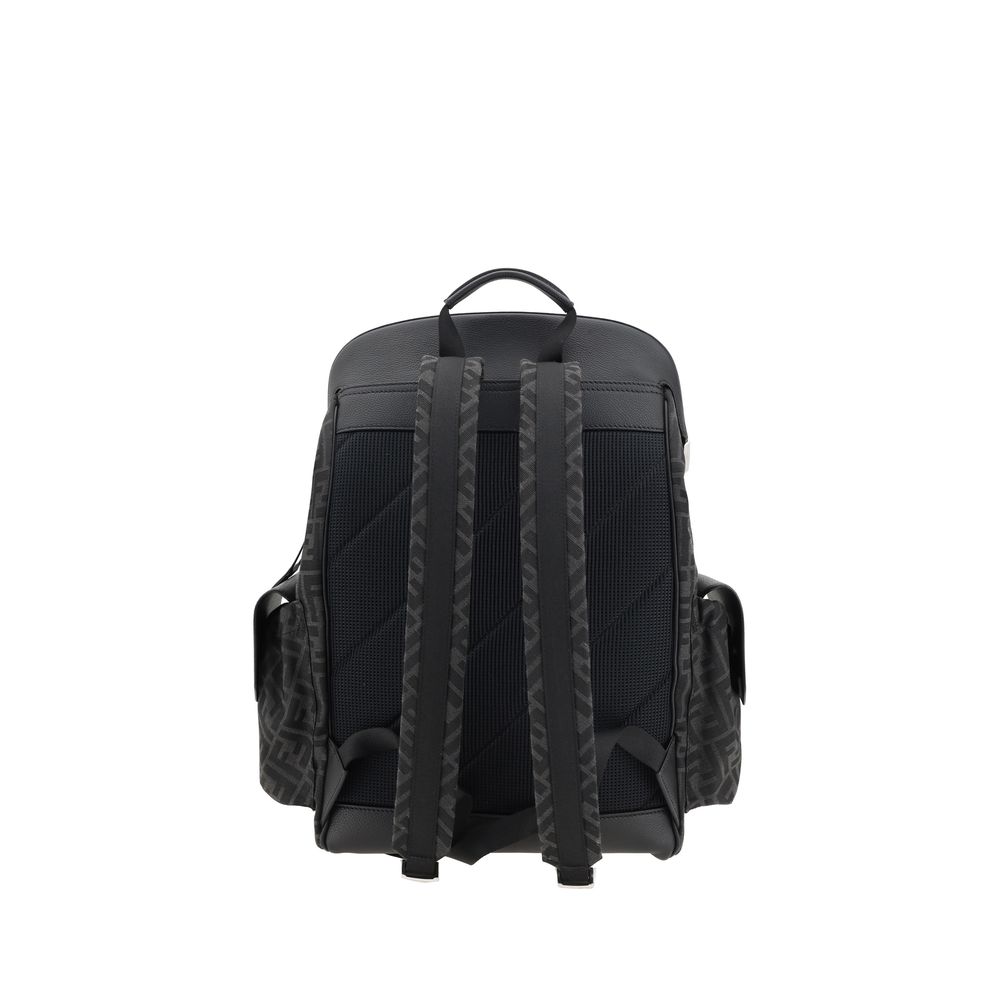 Fendi Black Canvas Drive Backpack: Elevate Your Urban Sophistication