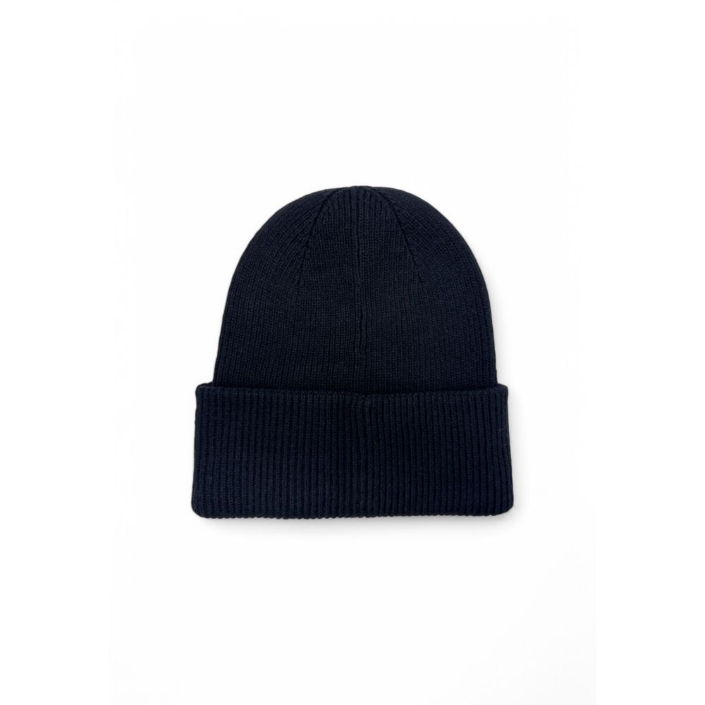 Calvin Klein Black Organic Cotton Beanie for Elegance