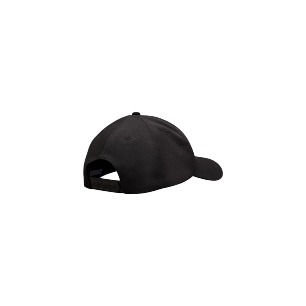 Calvin Klein Black Cotton Cap for Modern Elegance