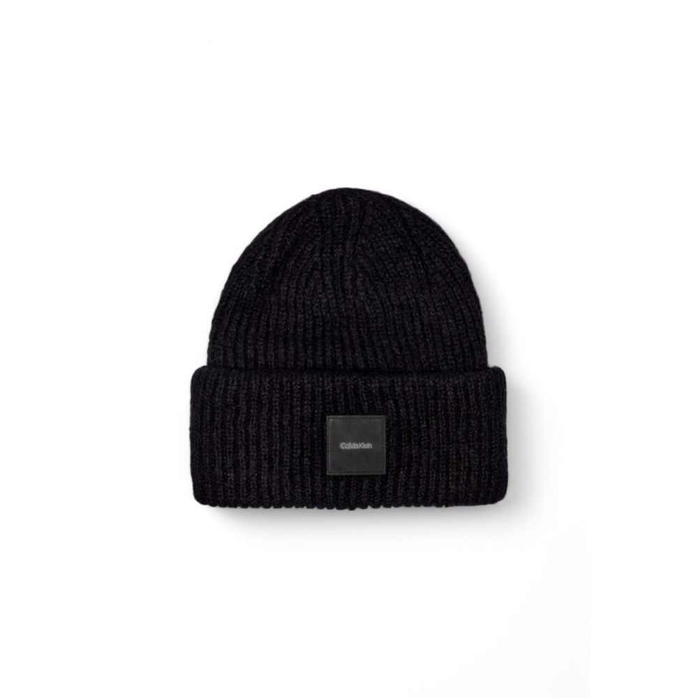 Calvin Klein Black Alpaca Hat & Cap for Elevated Style