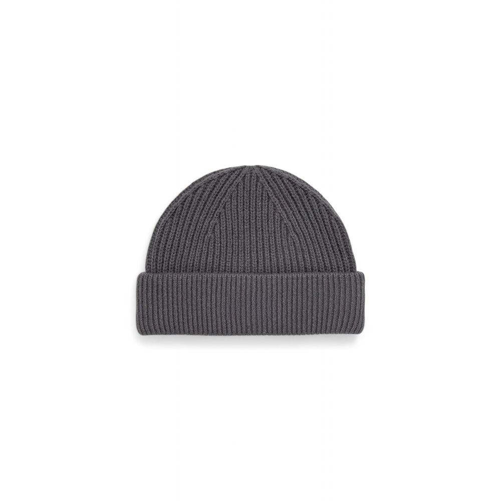 Calvin Klein Gray Organic Cotton Beanie Hat for Elevated Style