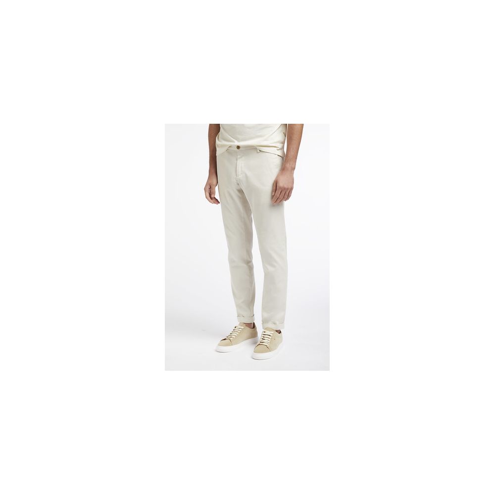 AT.P.CO Beige Cotton Jeans for Elevated Casual Style