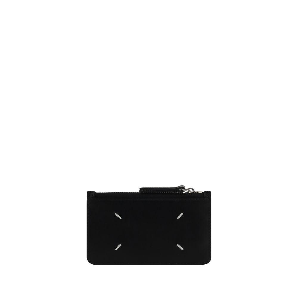 Margiela Black Premium Calfskin Leather Card Holder
