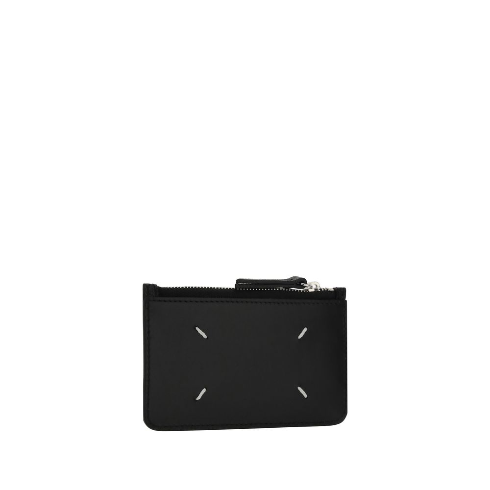Margiela Black Premium Calfskin Leather Card Holder