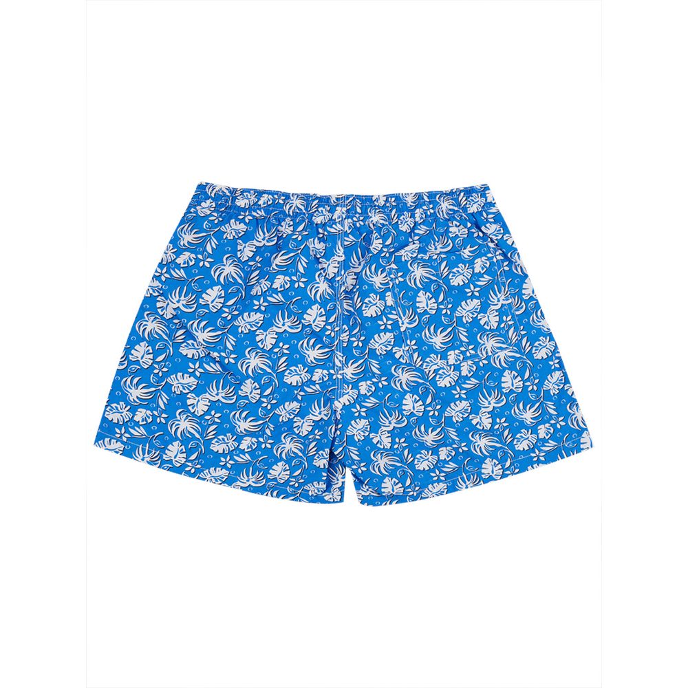 Malo Multicolor Swimwear Cotton Blend Leaf Print Design