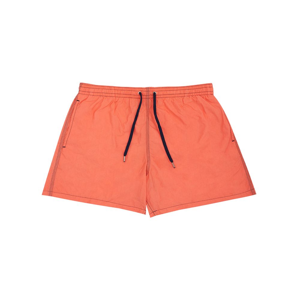 Malo Orange Cotton Swimwear for Sophisticated Summer Days