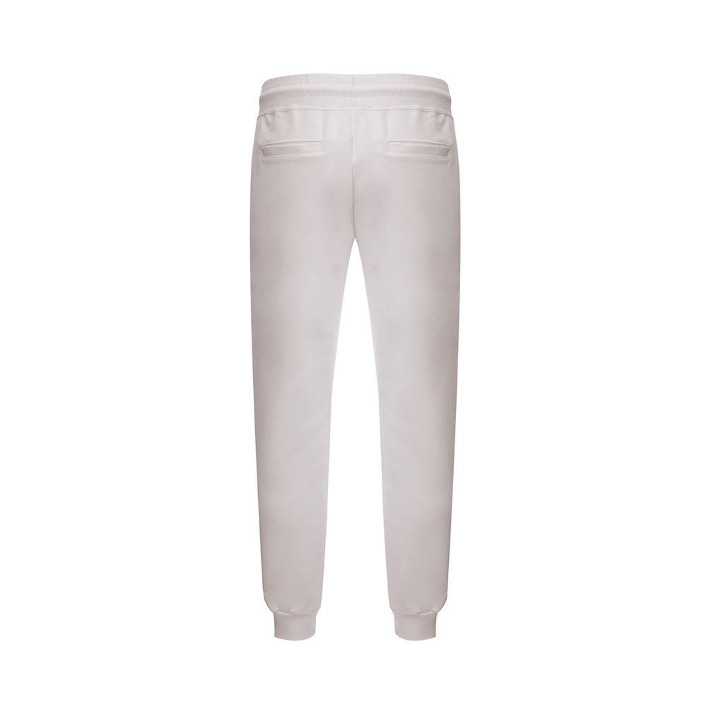 GCDS White Cotton Pants - Elevate Your Wardrobe Chic