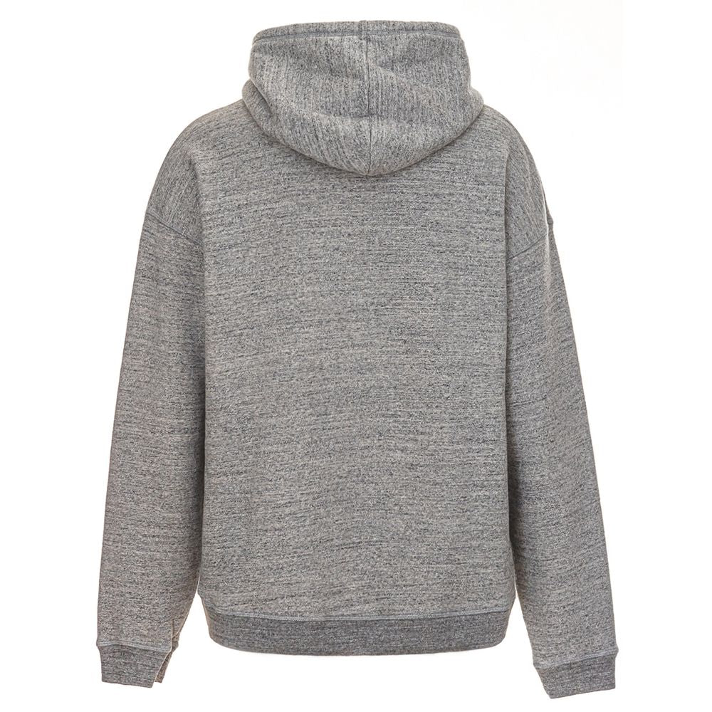 Dsquared² Gray Cotton Sweater for Effortless Elegance