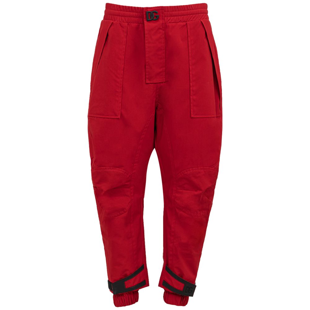Dolce & Gabbana Red Denim Jeans & Pant for Elevated Style