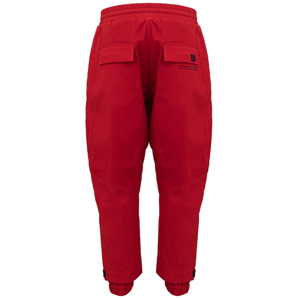Dolce & Gabbana Red Denim Jeans & Pant for Elevated Style