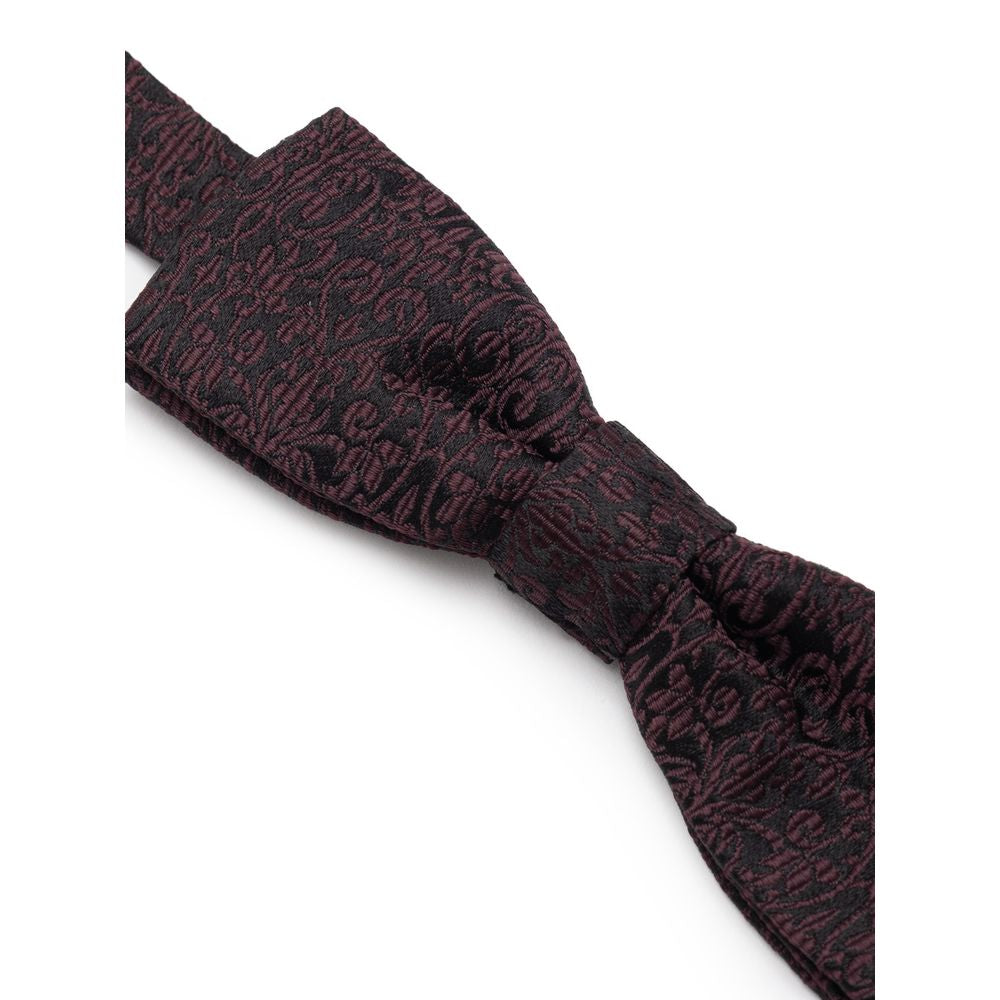 Dolce & Gabbana Black Silk Ties & Bowty for Elevated Style
