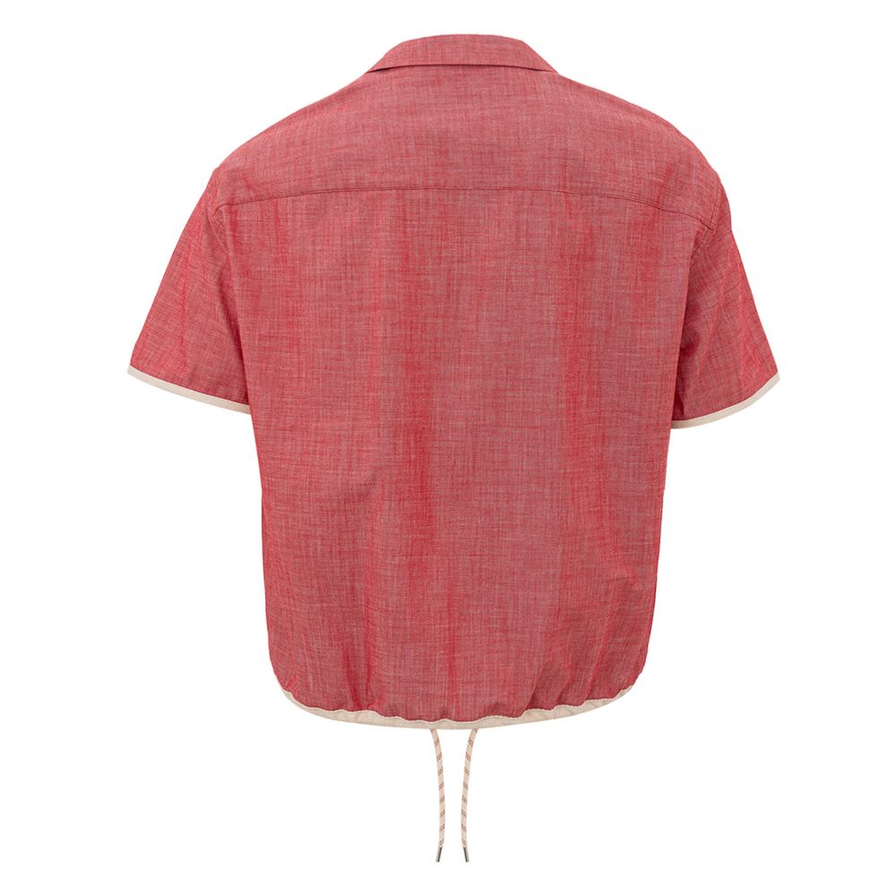 Armani Exchange Crimson Cotton Classic Shirt