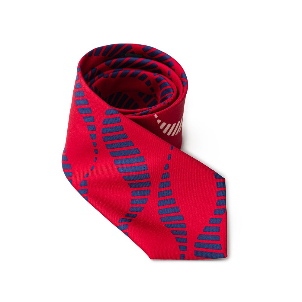 Giorgio Armani Red Silk Tie for Timeless Elegance