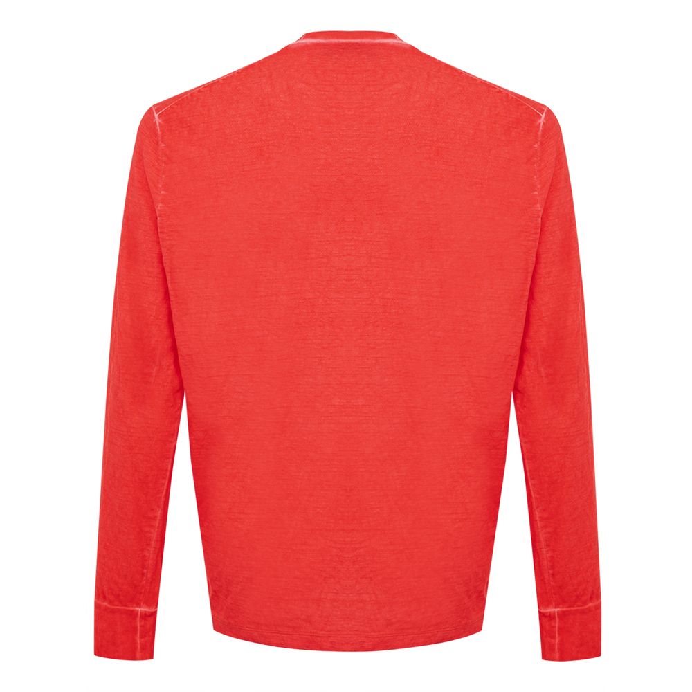 Dsquared² Red Cotton T-Shirt - Effortless Luxury Essentials