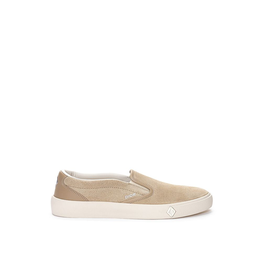 Dior Beige Leather Sneaker - Effortless Luxury Redefined