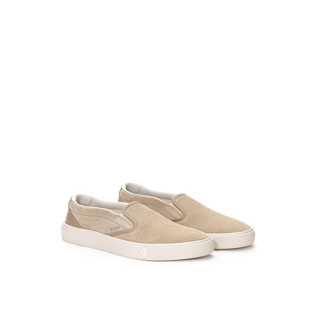 Dior Beige Leather Sneaker - Effortless Luxury Redefined