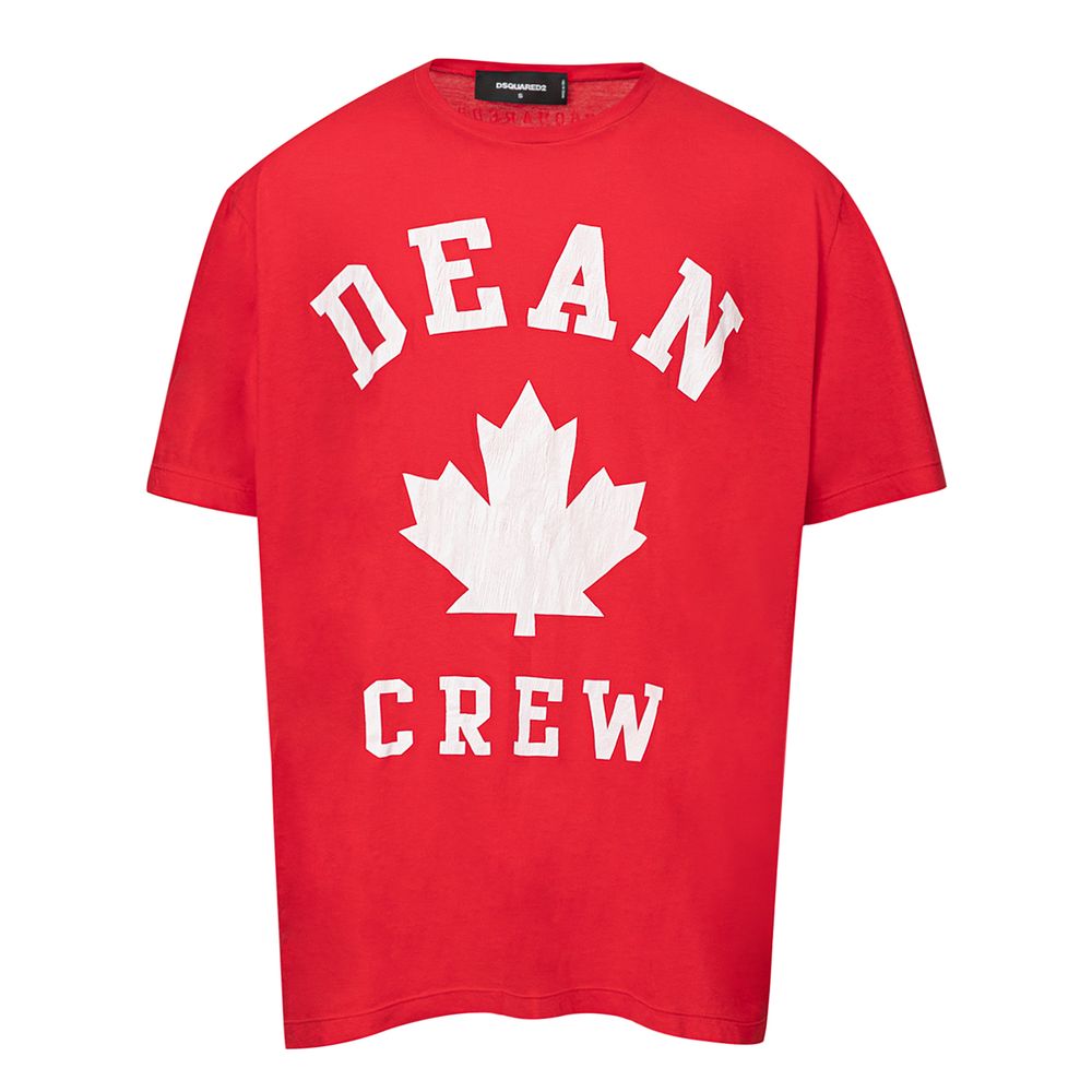 Dsquared² Red Cotton T-Shirt - Contemporary Luxury Essential
