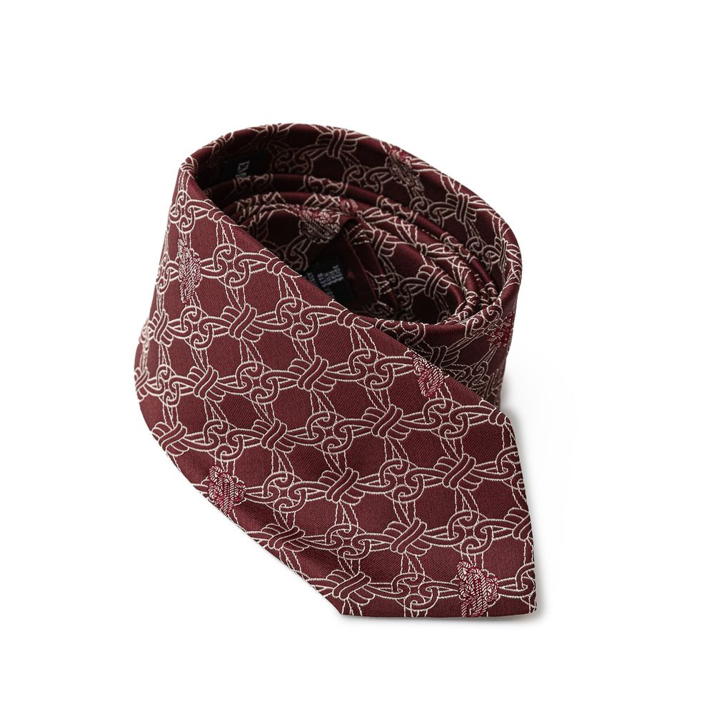 Emporio Armani Red Silk Tie for Sophisticated Style