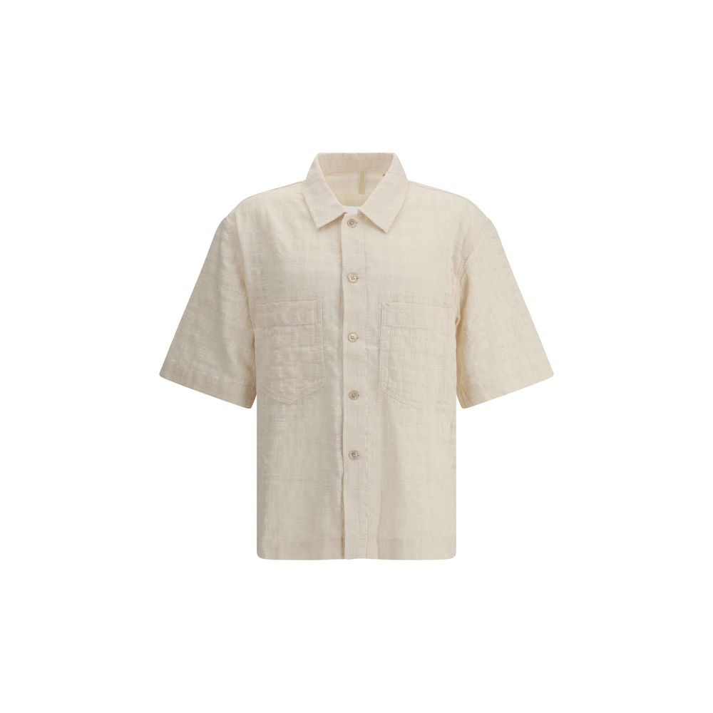 Sunflower Adam Blue Cotton Shirt - Effortless Sophistication Redefined