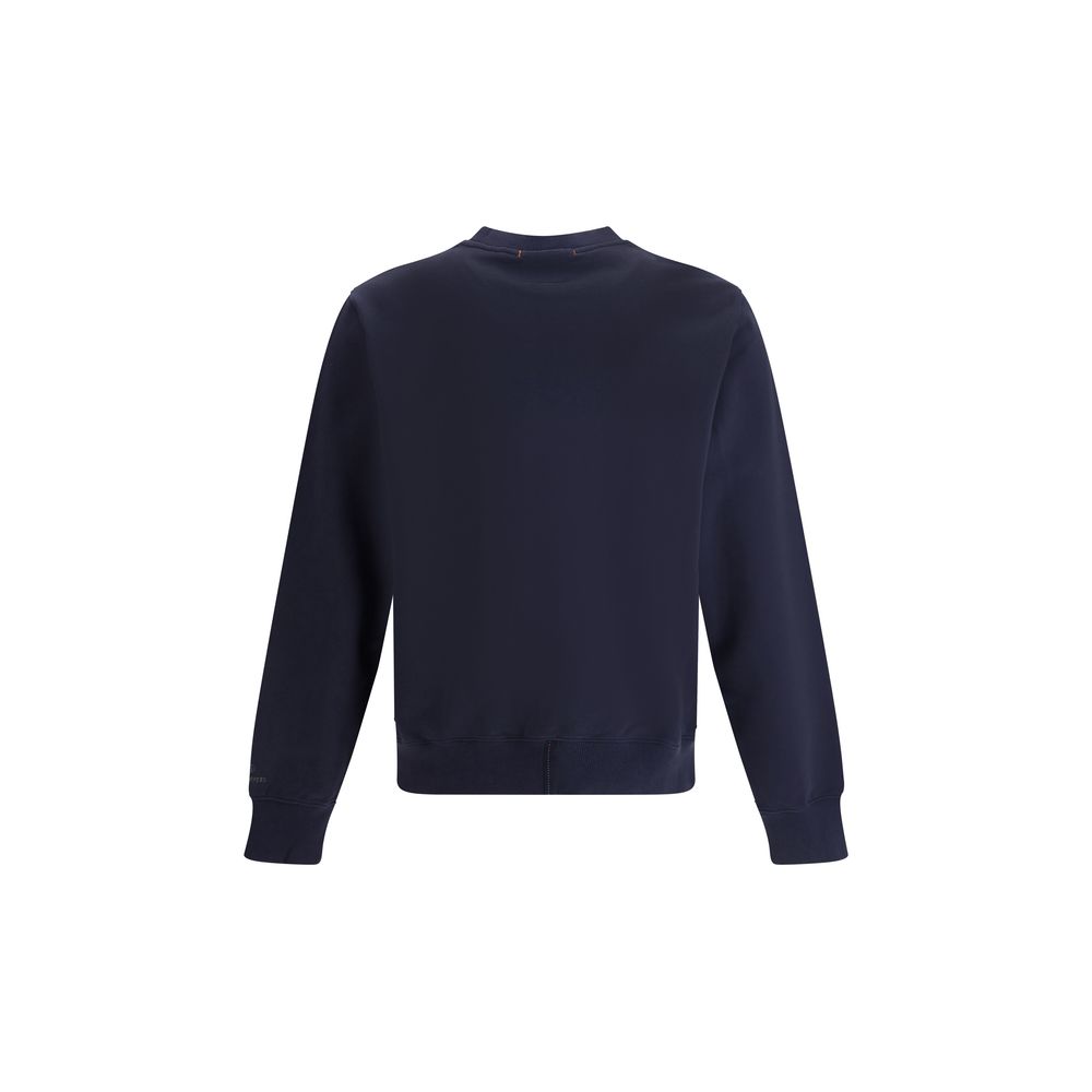 Parajumpers Grey Cotton Josiah Sweatshirt for Effortless Luxury Style