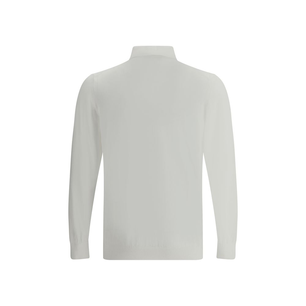 MooRER Red Cotton Polo Shirt - Timeless Elegance Redefined
