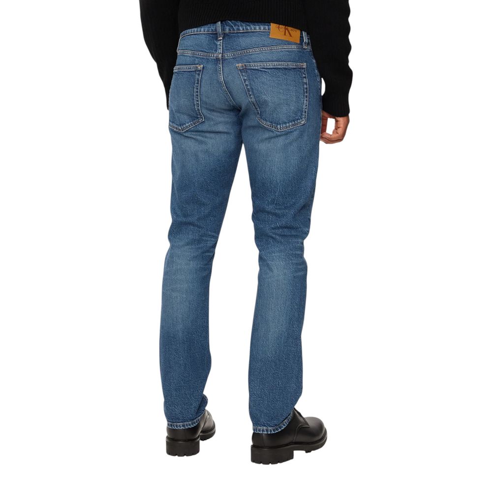 Calvin Klein Blue Cotton Jeans & Pant for Timeless Style