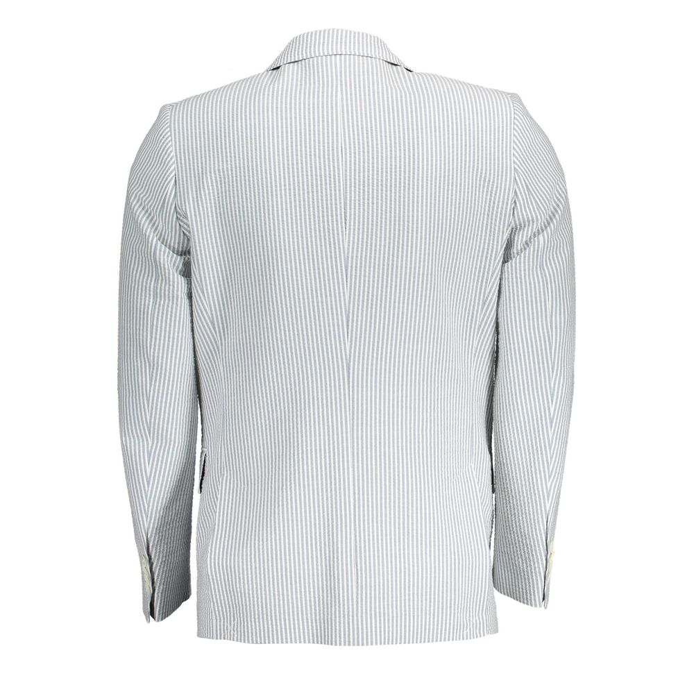 Gant White Cotton Jacket - Timeless Elegance Redefined