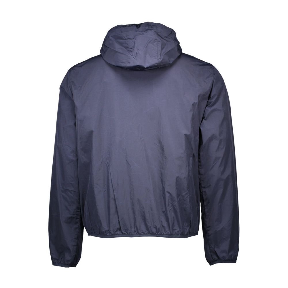 Gant Blue Nylon Jacket for Elevated Outdoor Elegance