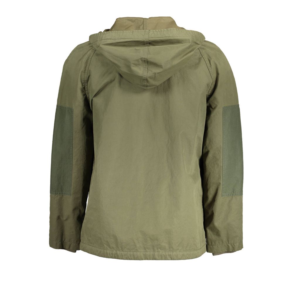 Gant Green Cotton Jacket - Timeless Urban Elegance