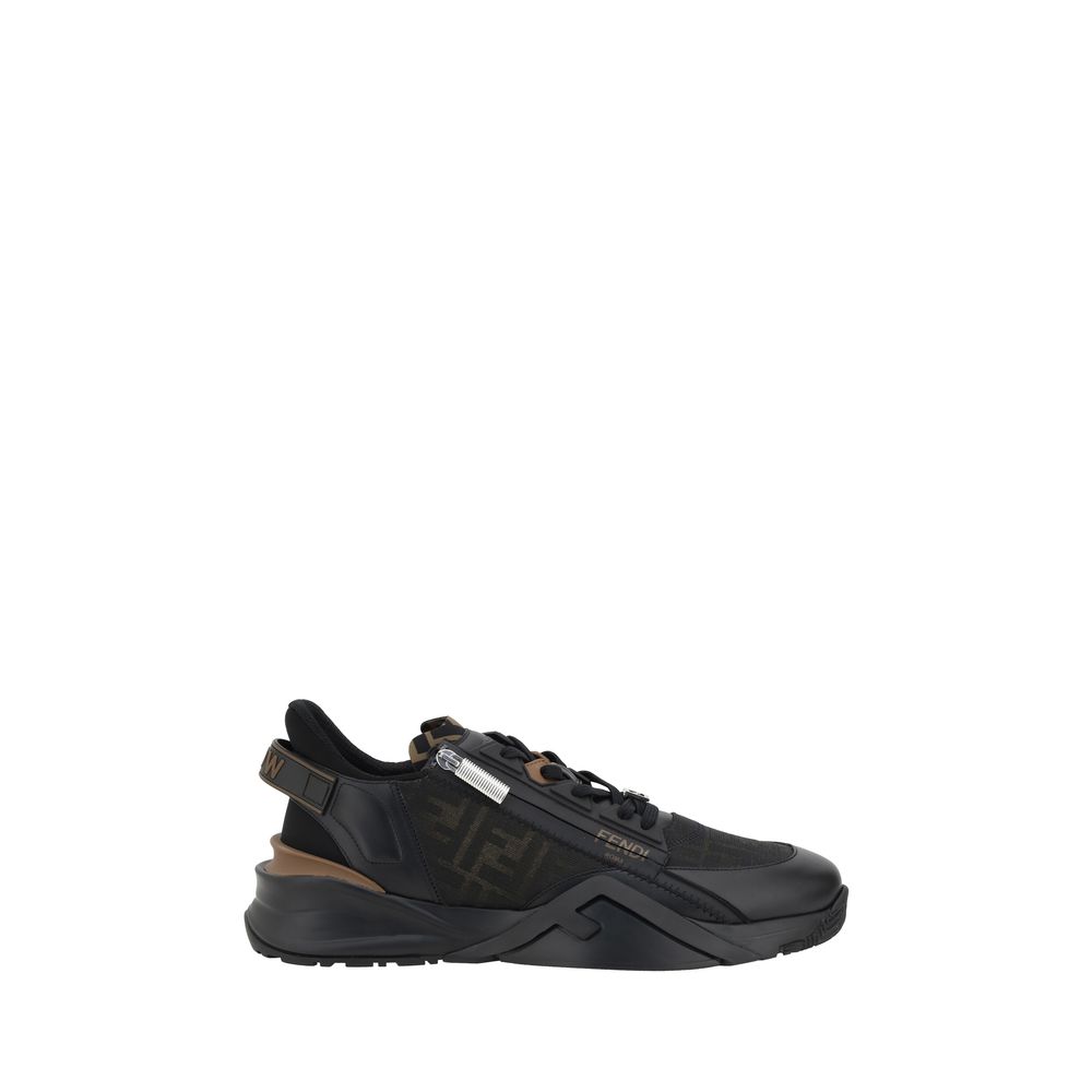 Fendi White Mesh Flow Running Sneakers - Elevate Your Everyday Aesthetic