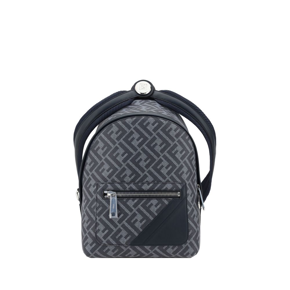 Fendi Red Canvas FF Pattern Backpack – Iconic Luxury Redefined