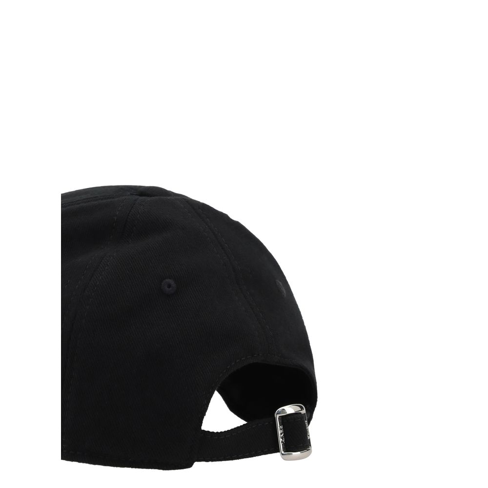 Fendi Black Cotton Baseball Cap: Effortless Luxury for Every Occasion