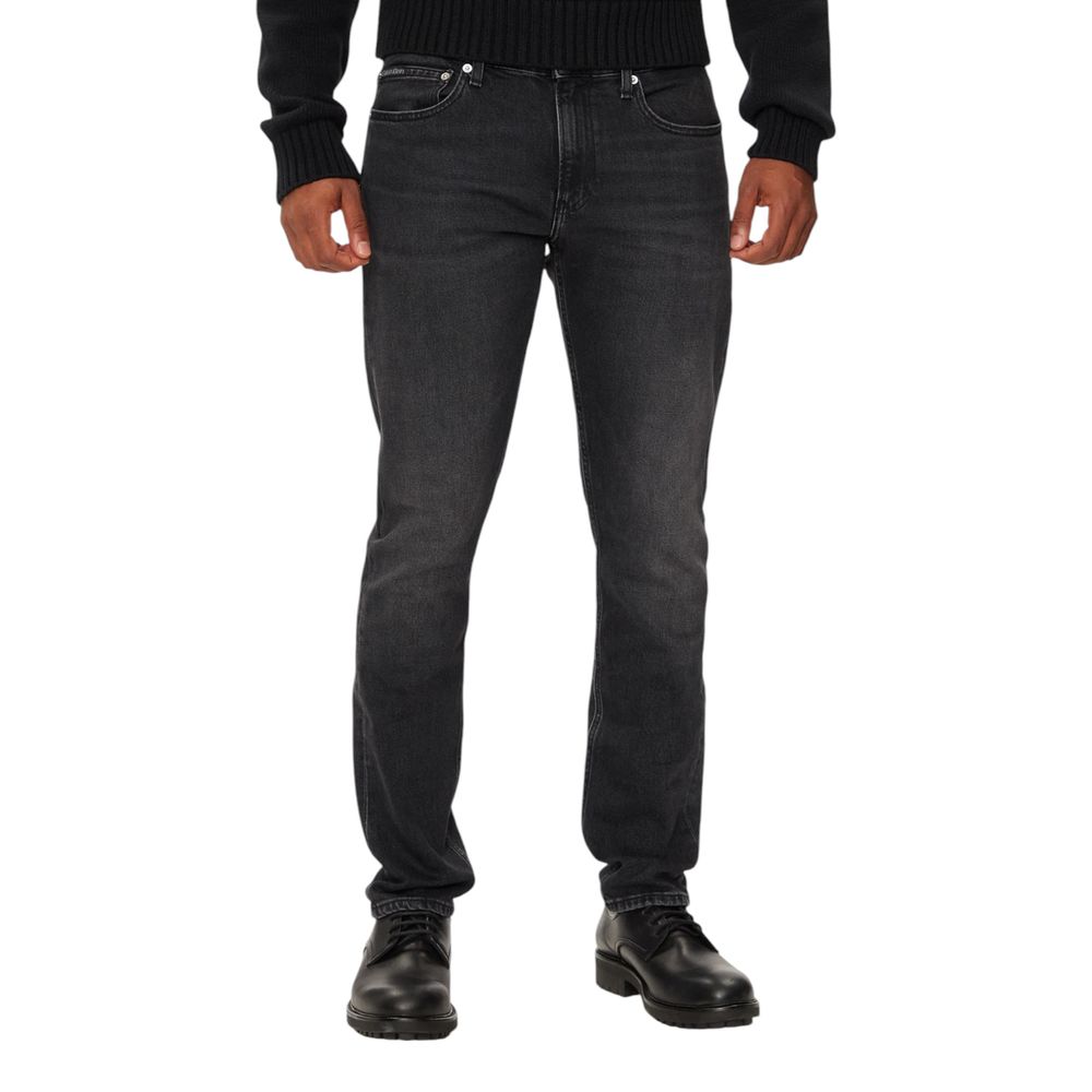 Calvin Klein Black Cotton Jeans & Pant for Sophisticated Style