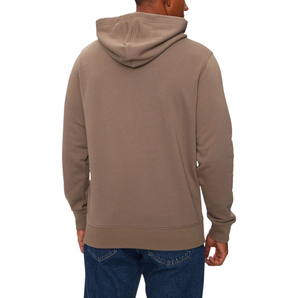 Calvin Klein Jeans Beige Recycled Cotton Sweater Elegance
