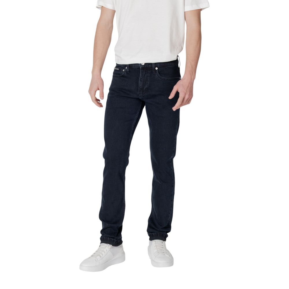 Calvin Klein Blue Cotton Jeans & Pant for Effortless Style