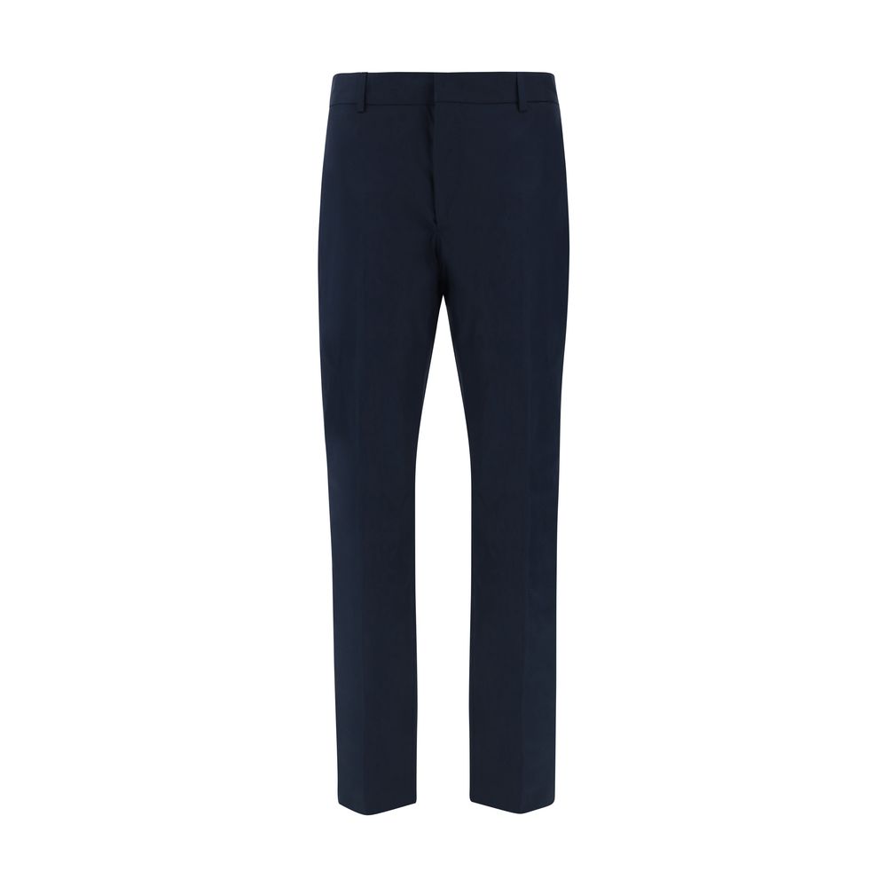 PT Torino Grey Premium Cotton Pants - Timeless Elegance