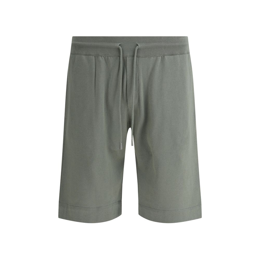 Svevo Navy Cotton Shorts for Effortless Summer Elegance