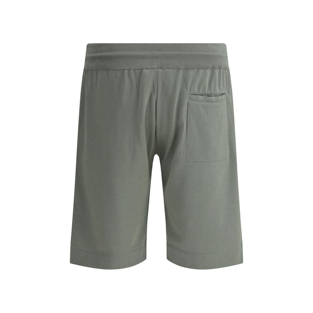 Svevo Navy Cotton Shorts for Effortless Summer Elegance
