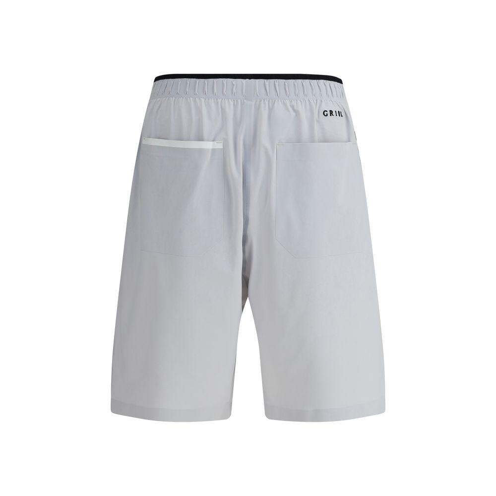 GR10K Grey Cotton Blend Render Ultrasound Shorts