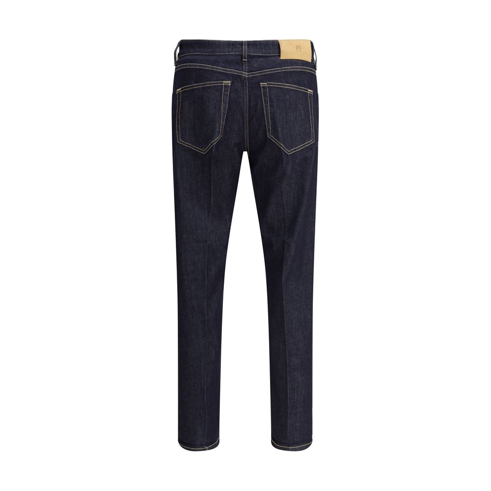 PT Torino Blue Denim Jeans for Elevated Everyday Elegance