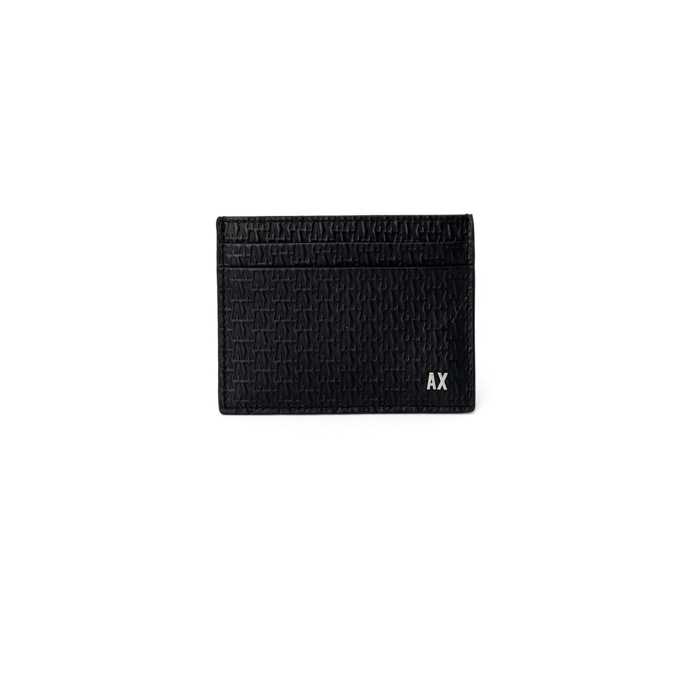 Armani Exchange Black Leather Wallet - Timeless Elegance