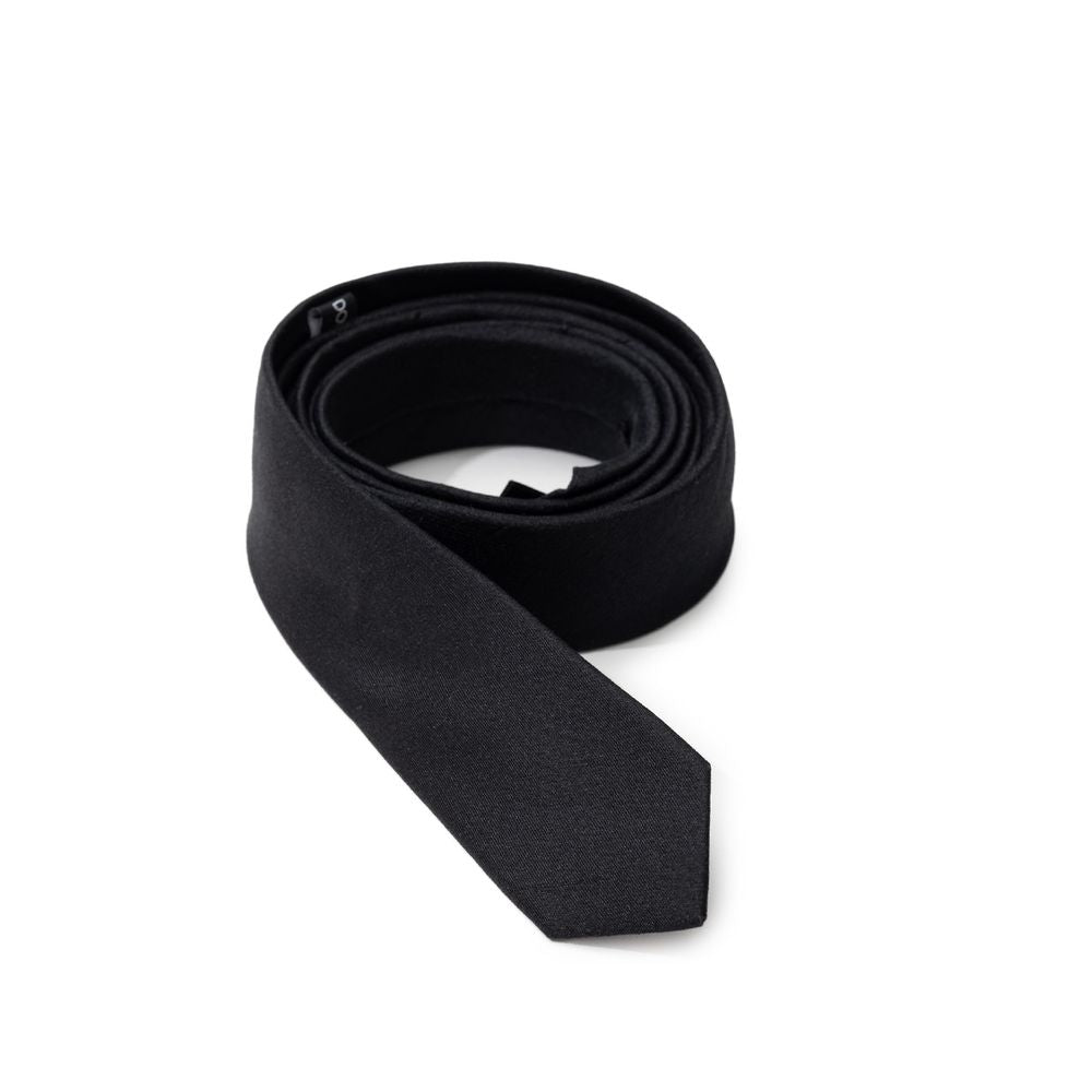 Dolce & Gabbana Black Silk Tie for Elegant Style