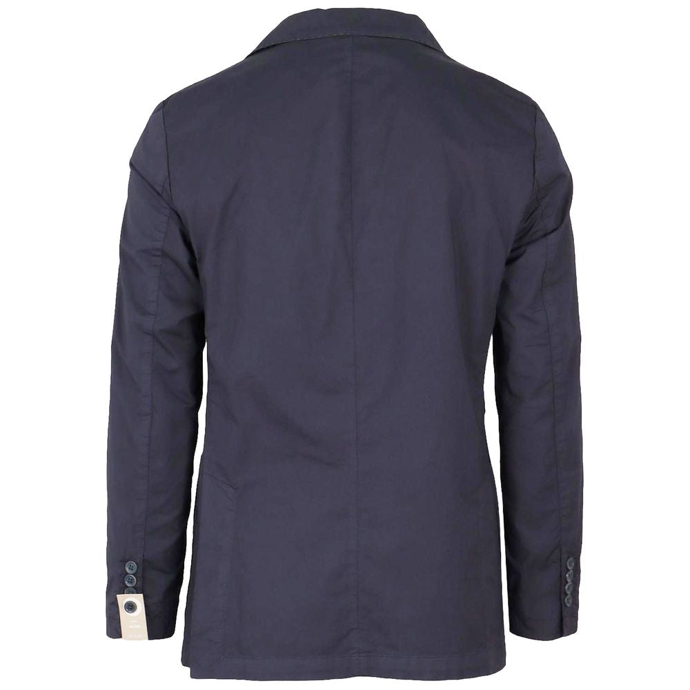 AT.P.CO Blue Cotton Blazer for Effortless Elegance