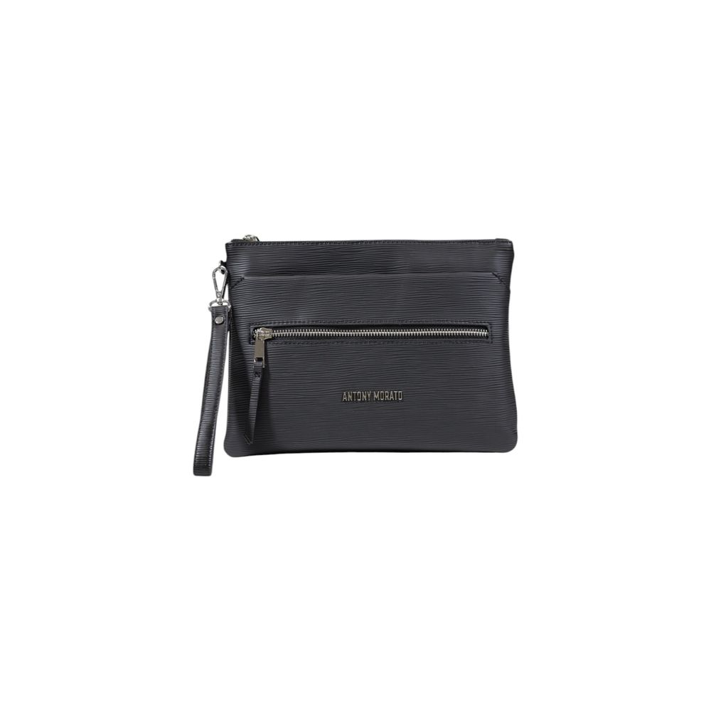Antony Morato Black Polyethylene Messenger Bag - Luxe Elegance
