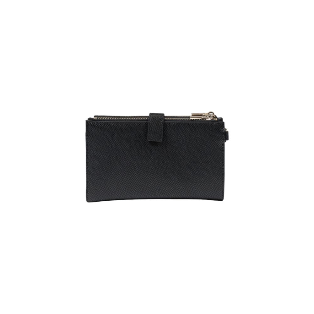 Guess Black Leather Wallet for Timeless Elegance