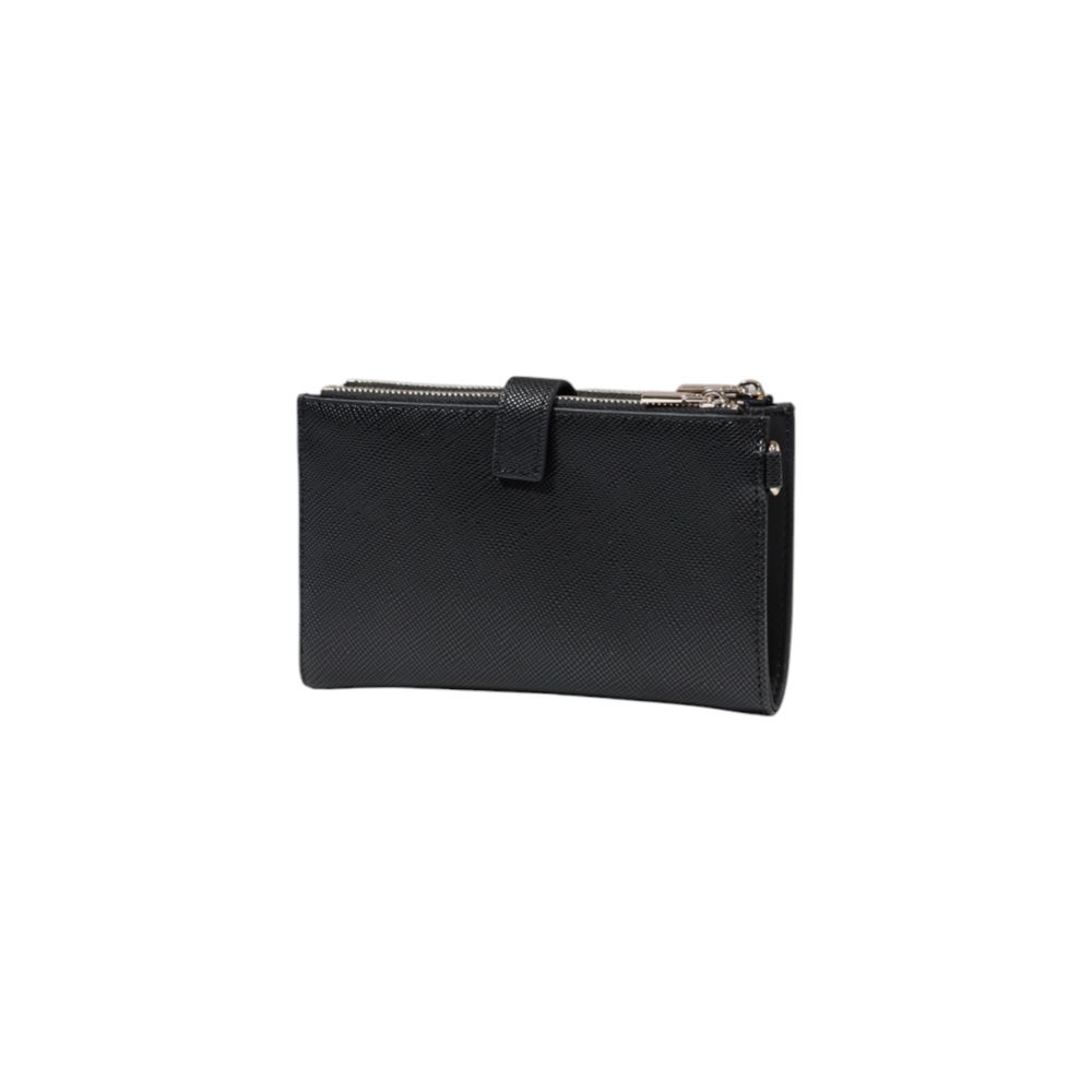 Guess Black Leather Wallet for Timeless Elegance