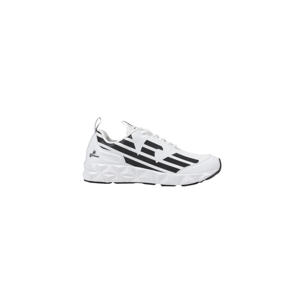 EA7 Emporio Armani Black Leather Sneaker Elegance