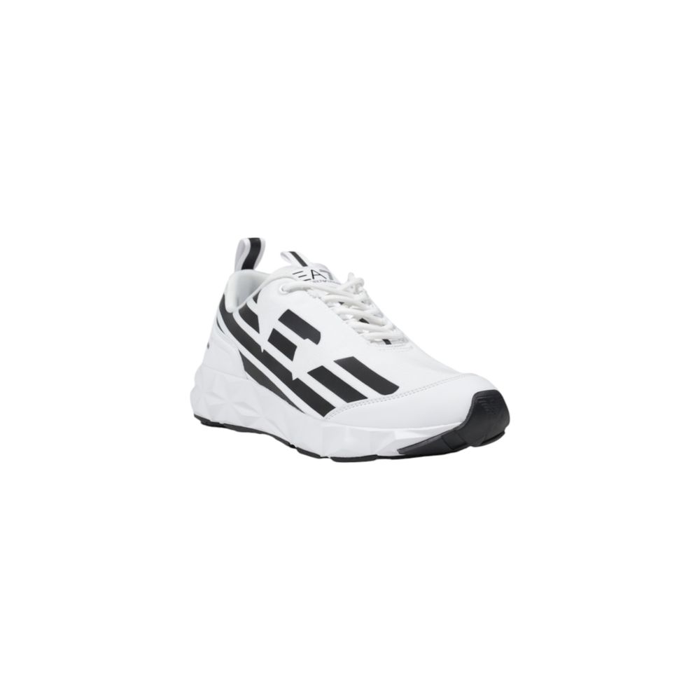 EA7 Emporio Armani Black Leather Sneaker Elegance